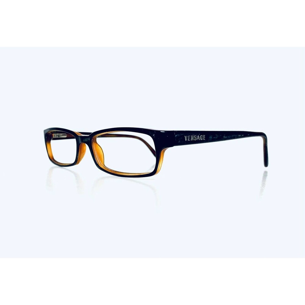 Versace Black Rectangular Glasses - image 1